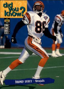 Darnay Scott Cincinnati Bengals 1995 Upper Deck Collector's Choice Did You know? #33